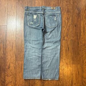 Vintage Do Denim Distressed Baggy Y2K MZ-7004 Skater Jeans